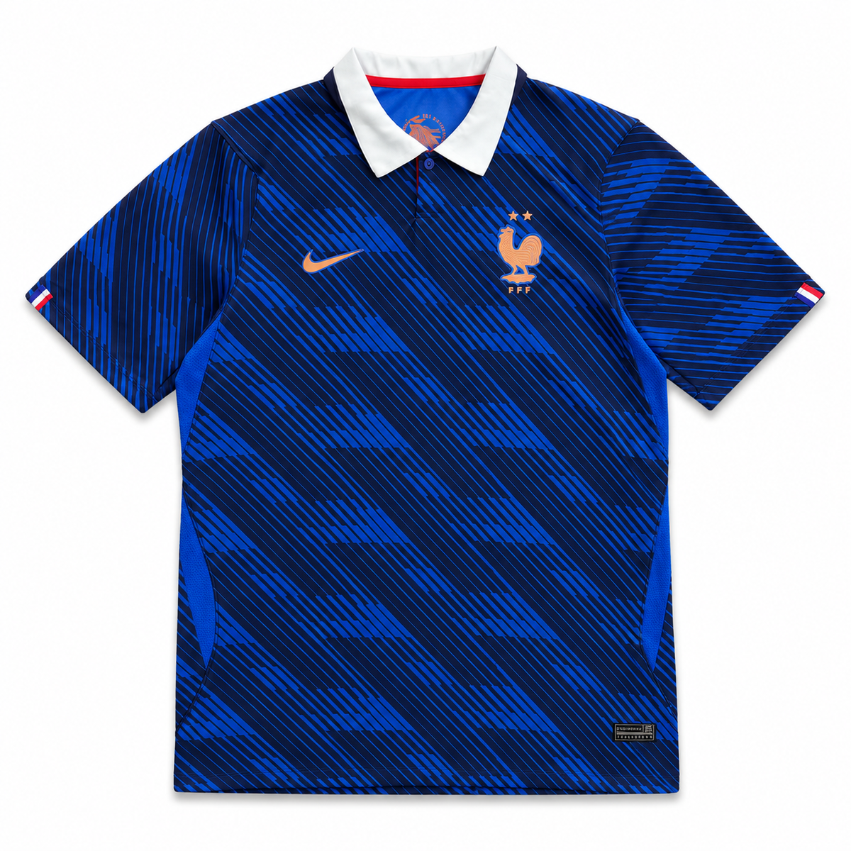 Royal Blue Pinstripe Football Jersey
