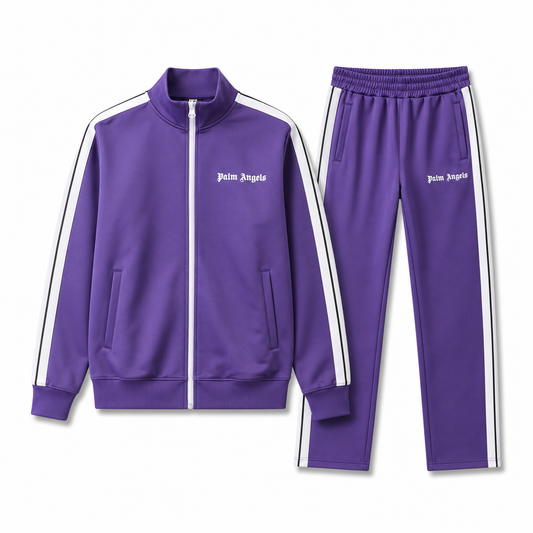 Purple Side-Stripe Track Set