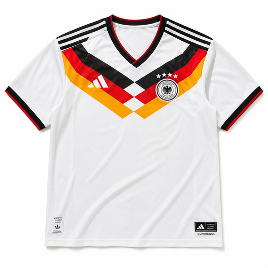 White Retro Football Jersey