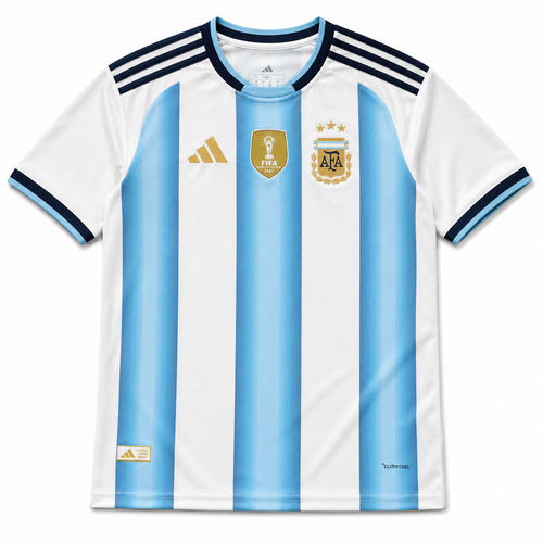 Sky Blue & White Striped Football Jersey